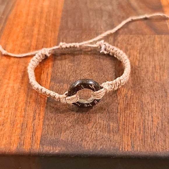 handmade Jewelry Hemp Coconut Shell Bracelet Poshmark